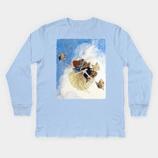 Fairies in Flight Kids Long Sleeve T-Shirt